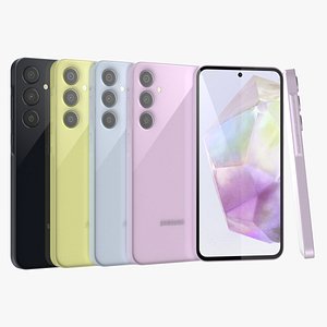 Samsung Galaxy A35 All Colors 3D model