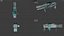 Ski-Fi QuadRocketgun modelo 3D