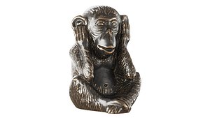Monkey figurine gesture I cant hear anything
