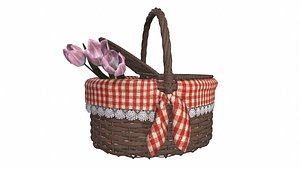 3D Picnic basket