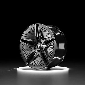 Forgiato EV 001 Car wheel 3D model
