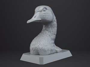 Goose Bust - Animal Figurine