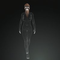 hot girl character model