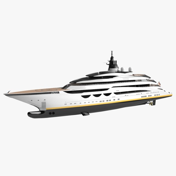 Enzo Luxury Yacht Dynamic Simulation 3D model