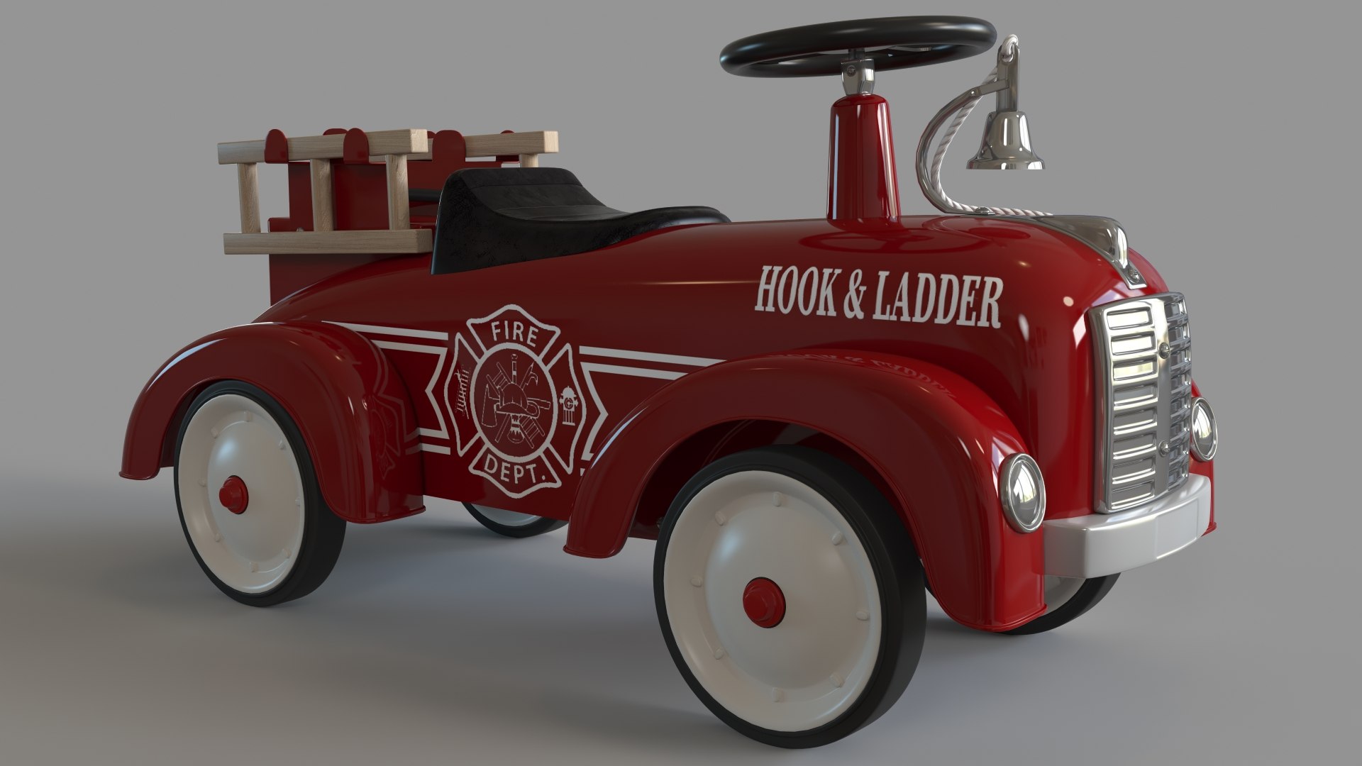3D Ride On Firetruck Toy model - TurboSquid 1837907
