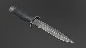 combat knife 3D model