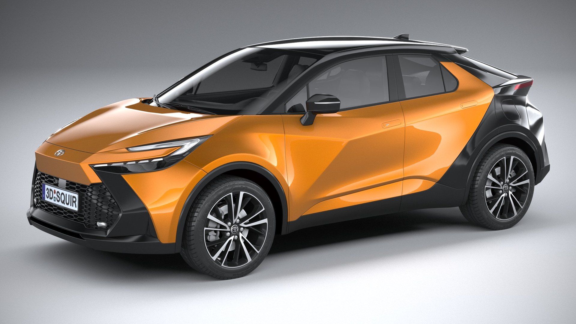 Toyota CHR 2024 3D model TurboSquid 2098600