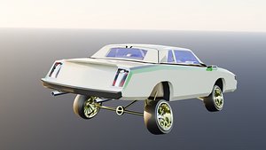 3D model owrider Custom Car  3D Vehicle Model