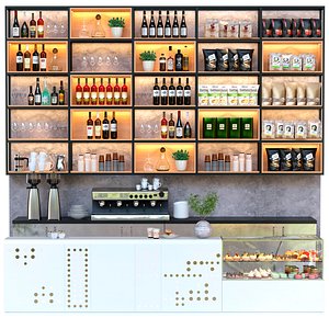 Coffee bar project 3D model