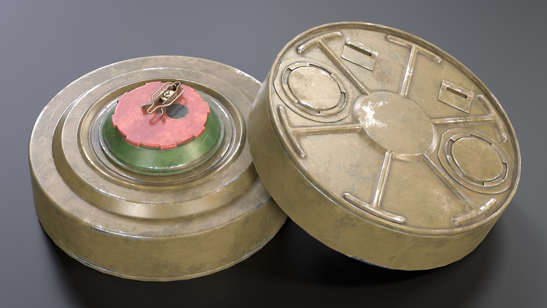 TM-62M Anti-Tank Mine 3D https://p.turbosquid.com/ts-thumb/U4/cEJPRz/EJ/tm_62_mine_4/jpg/1758565476/1920x1080/fit_q87/4874c6e48fc83bb3156172f07a9d856a70c61725/tm_62_mine_4.jpg