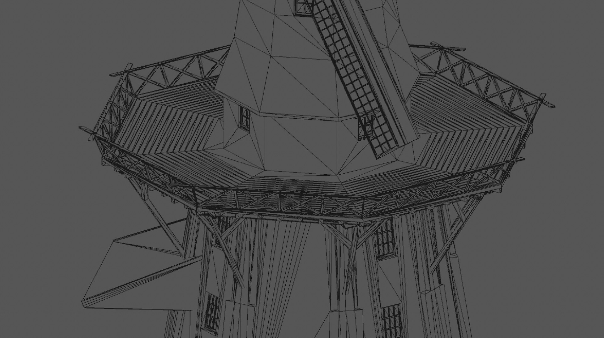 3D Traditional Windmill DETAILED - TurboSquid 2105774