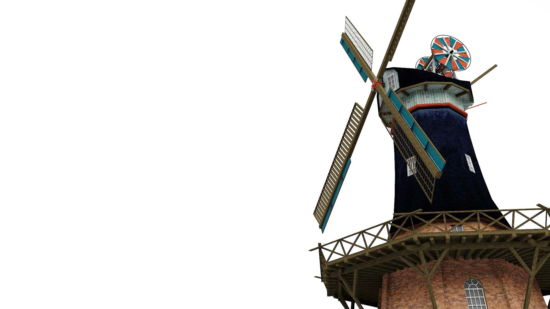 3D Traditional Windmill DETAILED - TurboSquid 2105774