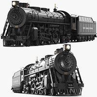 Detailed Steam Train Front Car