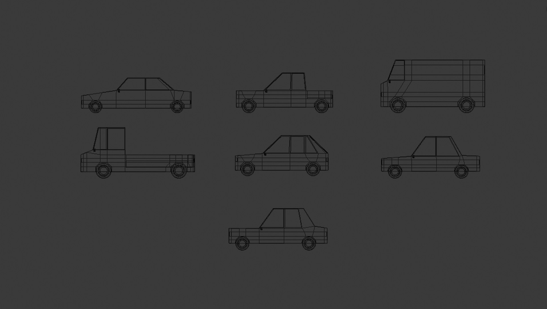 cars pack 3D https://p.turbosquid.com/ts-thumb/U4/hv4yxn/k2BImuHF/wireframe2/png/1574620701/1920x1080/fit_q87/57e99dc54f4a46e64bad5176dbb97b3bf494ba3b/wireframe2.jpg