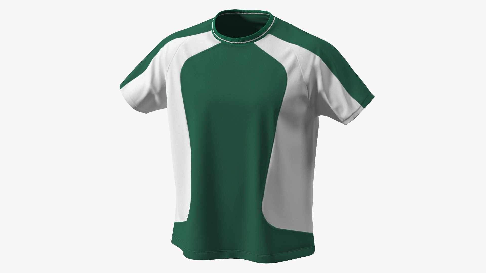 Athletic Jersey Shirt 3D model preview