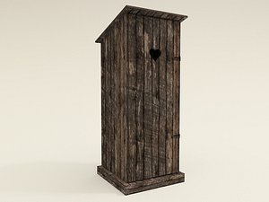 3d outhouse house