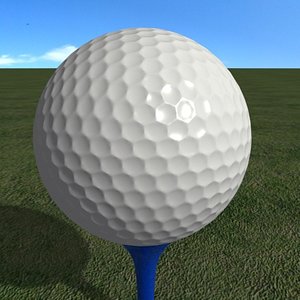 3d model golf ball