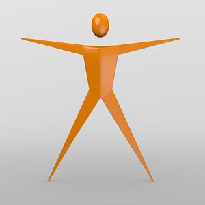 cartoon character 3d model