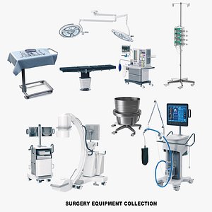3D Surgery Equipment Collection