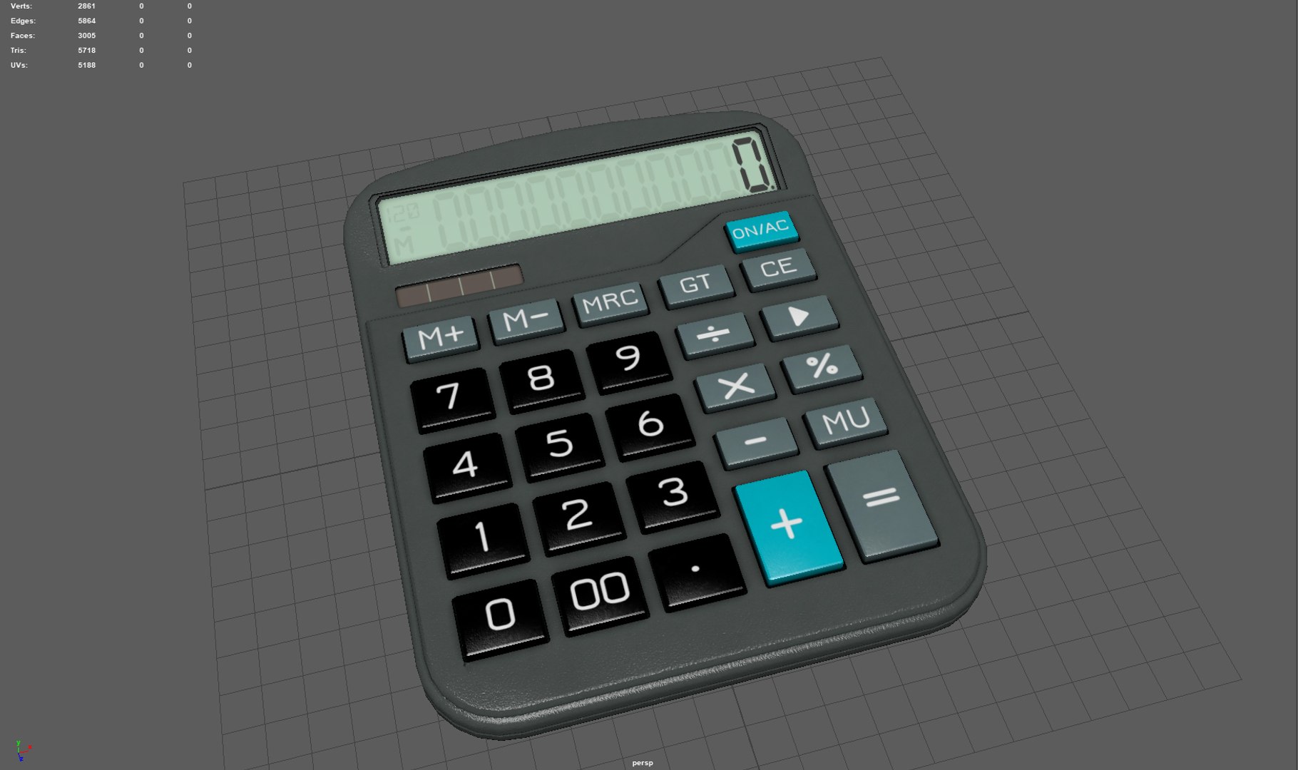 3D Model Calculator - TurboSquid 1874815