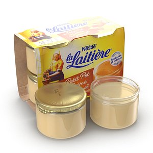 3d cream caramel