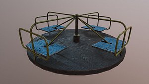 carousel 3D model
