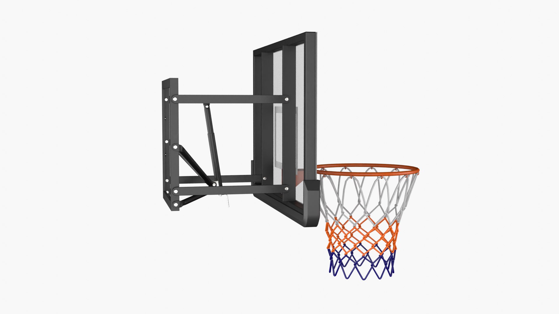 Wall Mount Basketball Hoop 3D Model TurboSquid 1992542