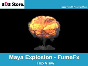 3d explosion fumefx