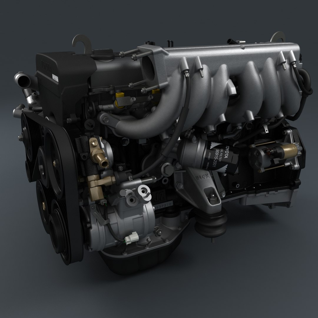 Lite Engine 1jz-gte 3d Max