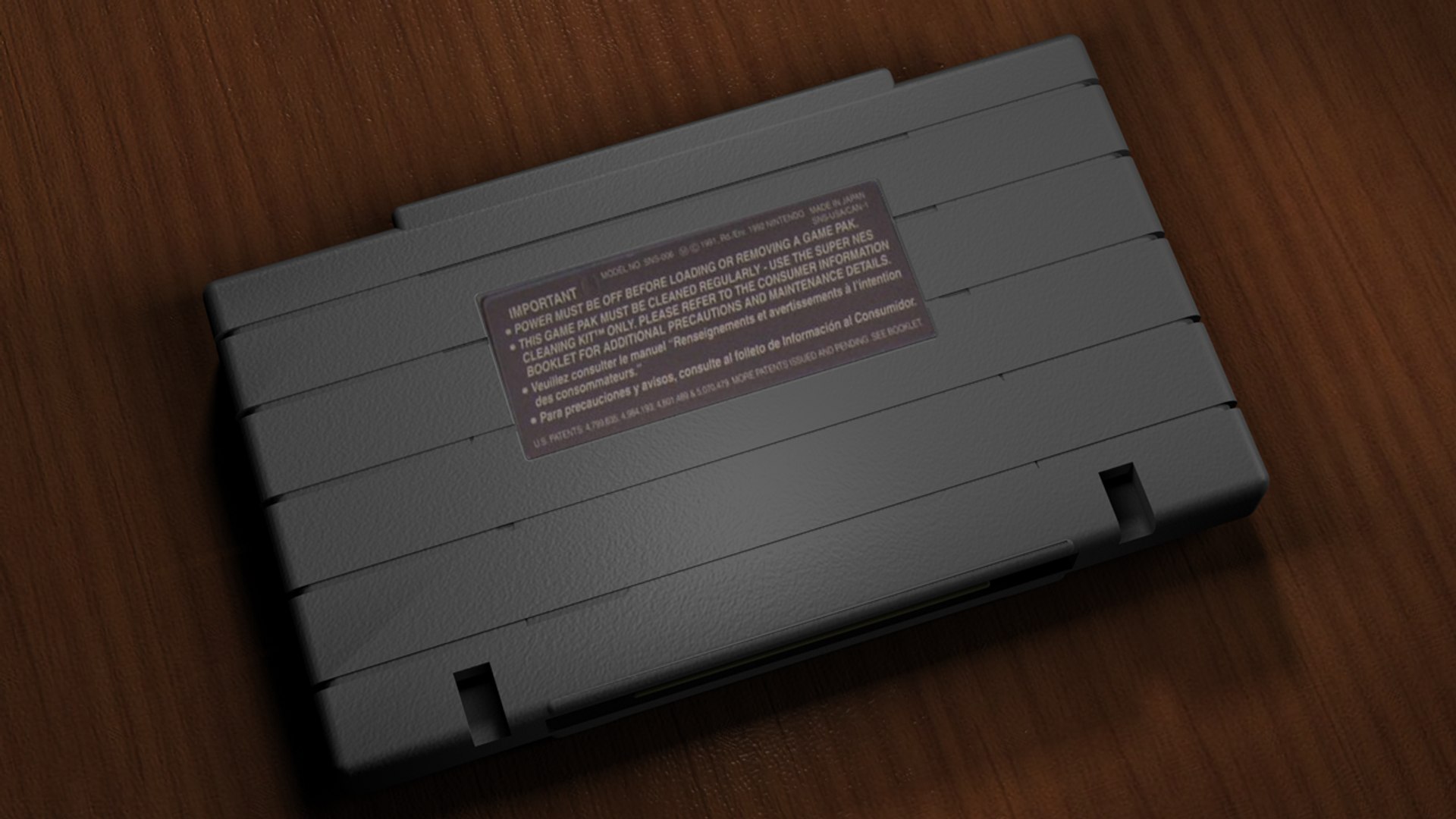 3d Model Snes