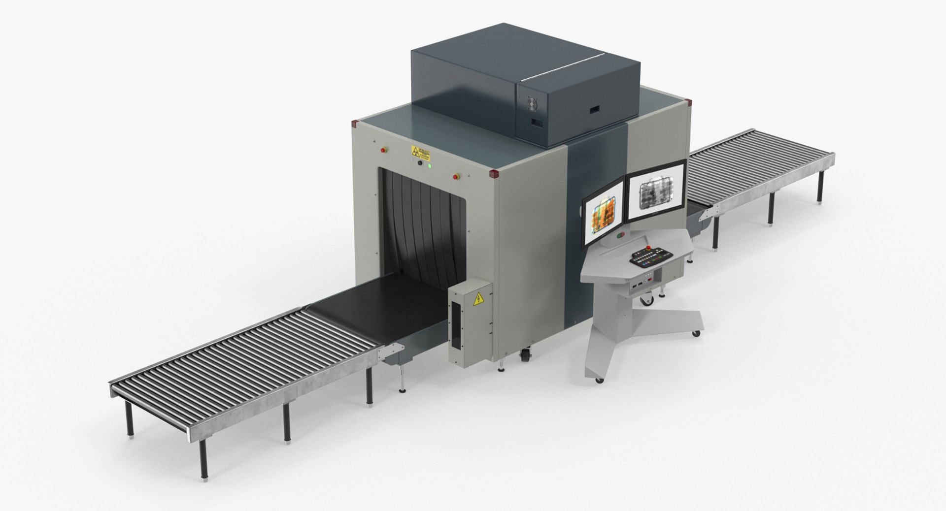 Xray luggage scanner check 3D model TurboSquid 1291900