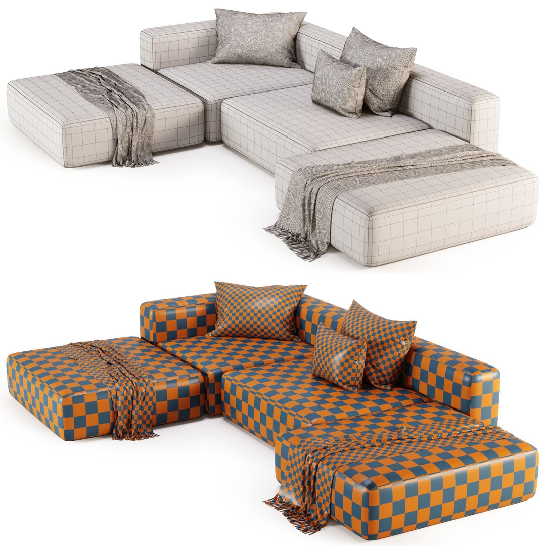 3D Sofa Vito By Tuo Divano Model - TurboSquid 2106744