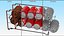Dispensador de Latas de Bebida Cobre con CocaCola