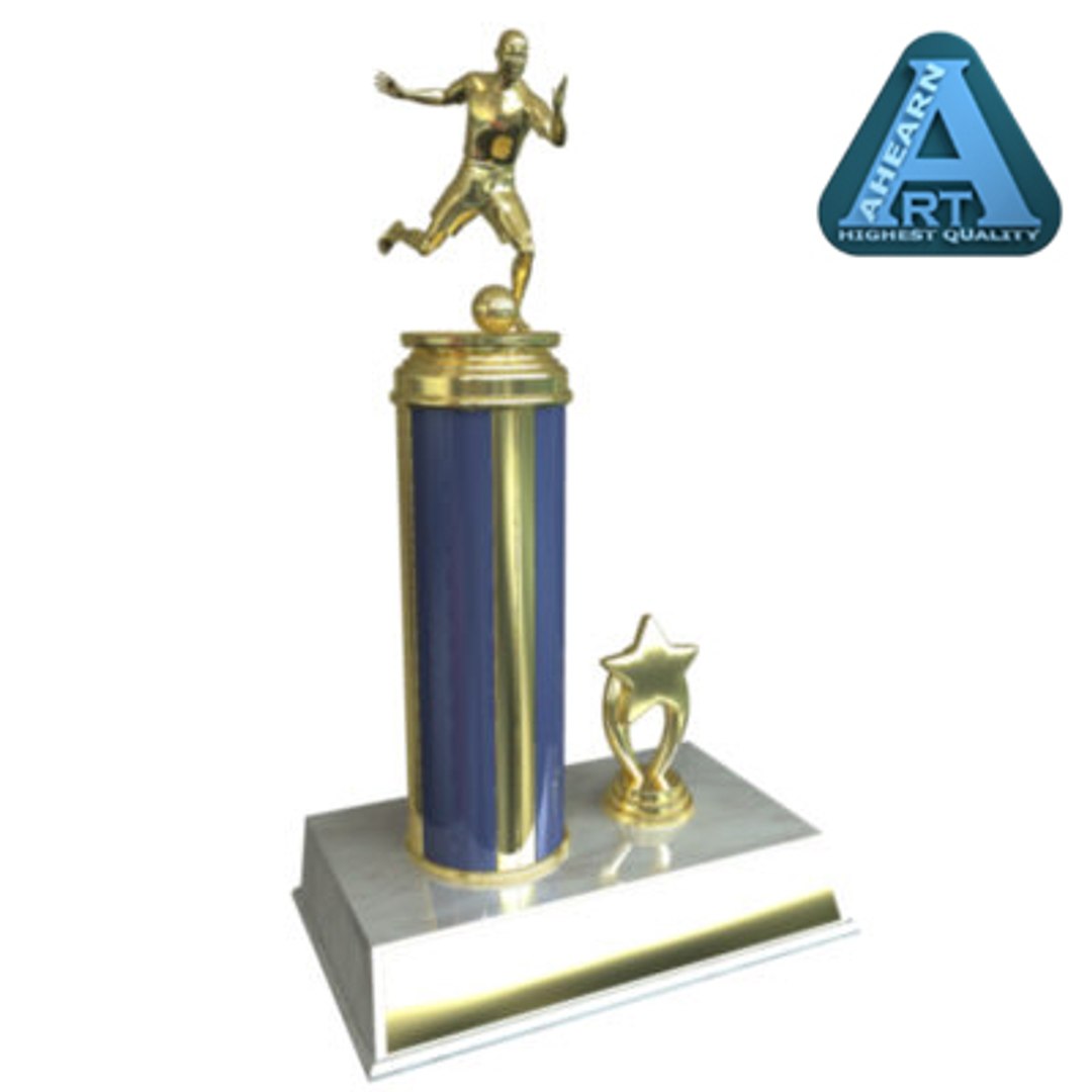 Soccer Trophy 3d Model