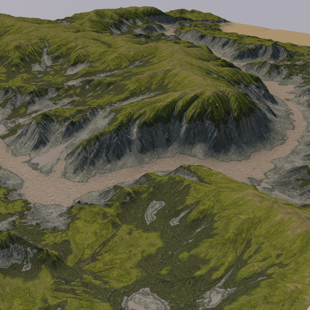 3D Terrain Maps - TurboSquid 1405163