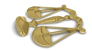 zodiac libra pendant 3d model