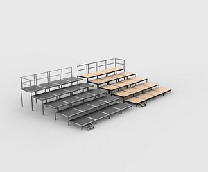 Staging system 3D model model