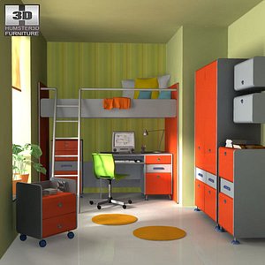 3d nursery room 3 s model
