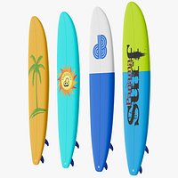 Classic Longboard Surfboards Set