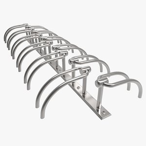 3d model design bike rack park