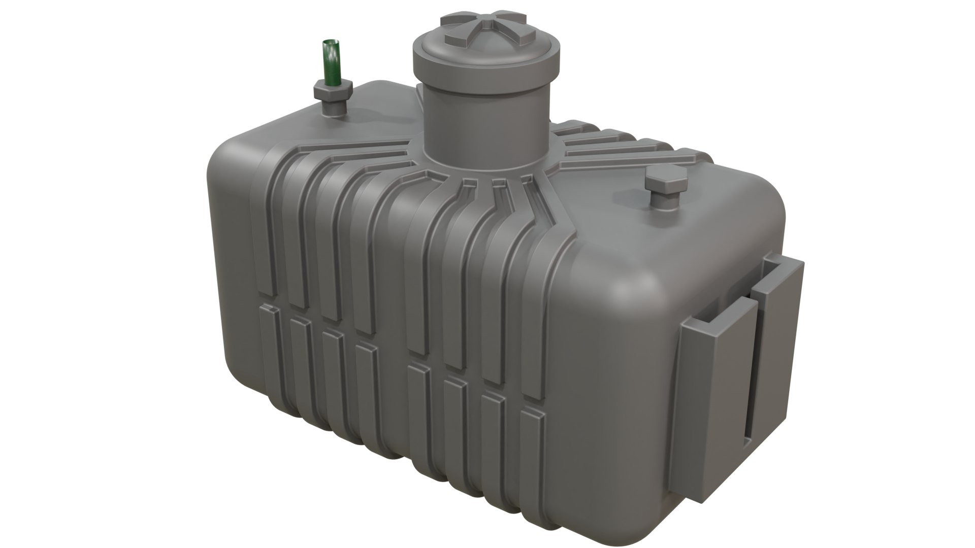 Gray Modular Biodigester 3D Model - TurboSquid 2067640