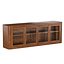 OSLO GLASS 4-DOOR MEDIA CONSOLE