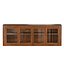 OSLO GLASS 4-DOOR MEDIA CONSOLE