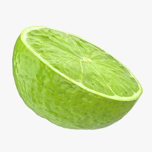 half lime 3D model