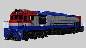 3D EMD GT26CW 2 South Korea  locomotive train