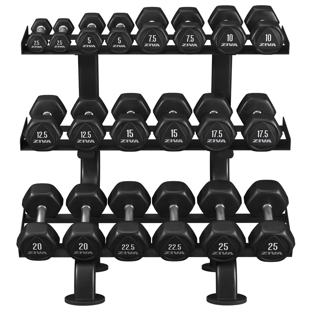 Hexagonal dumbbell rack 3D https://p.turbosquid.com/ts-thumb/U5/fT7ojz/yD/2/jpg/1788876497/1920x1080/fit_q87/09e2882e6d8d43c5f78fa7bfb355f32ab72d0ec6/2.jpg