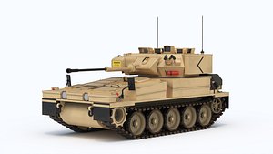 Scimitar FV107 CVR - Reconnaissance Combat Vehicle 3D Model 3D model