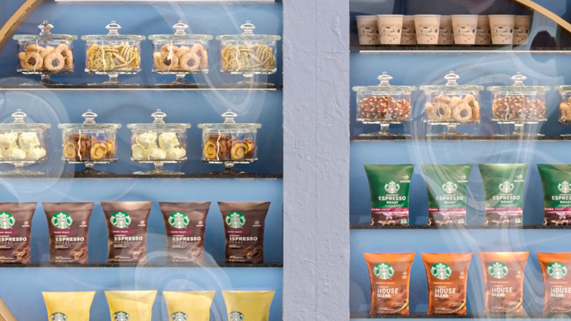 3D Showcase With Coffee Desserts - TurboSquid 2040471
