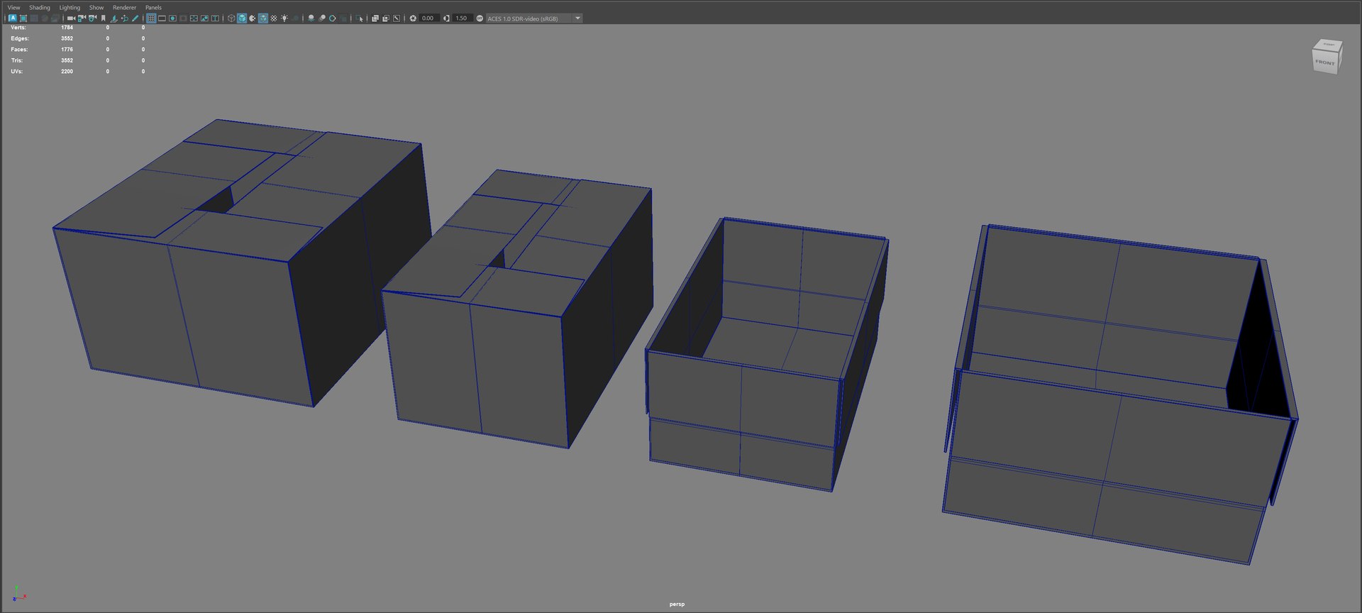 Cardboard boxes 3D model https://p.turbosquid.com/ts-thumb/U5/lWTqt7/4z/cardboardboxpolycount/png/1740741662/1920x1080/fit_q87/a7962e7ee4e9341be900997d1ceb6598d097af06/cardboardboxpolycount.jpg