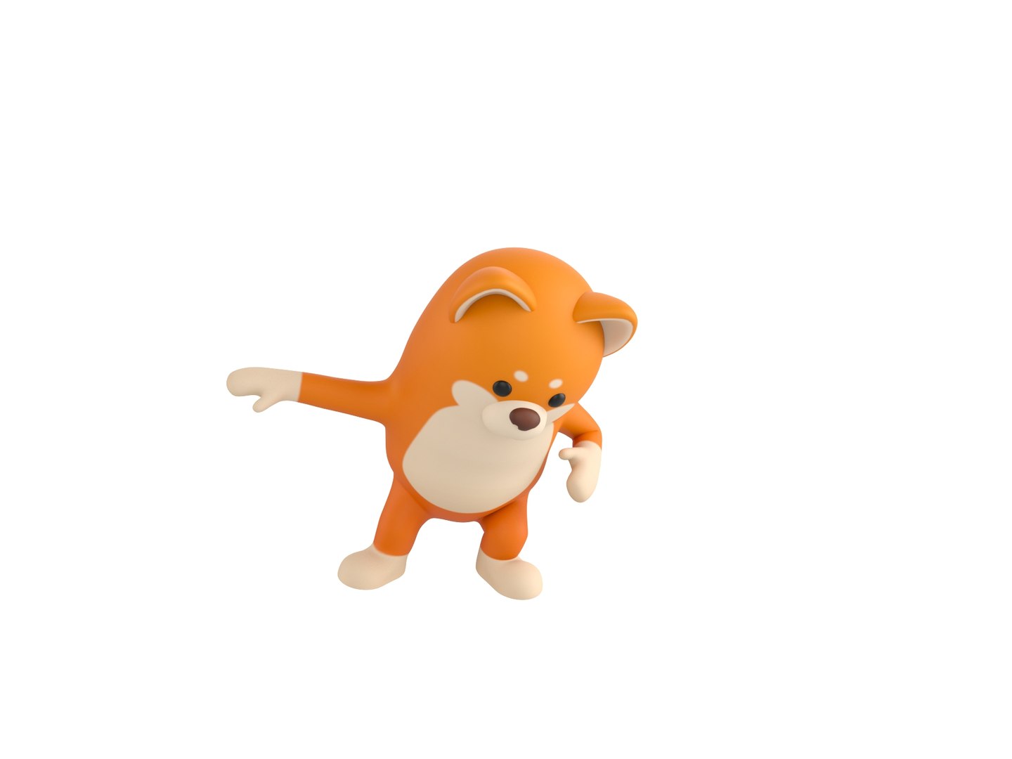 3D Rigged Shiba Dog Character - TurboSquid 2021152